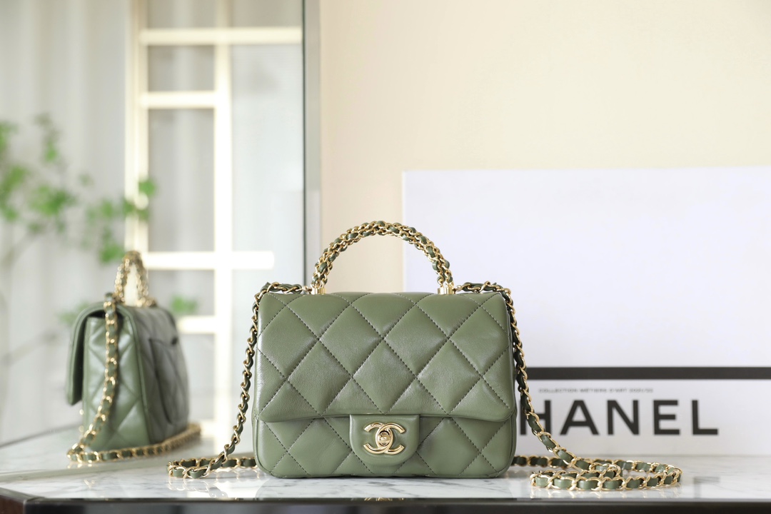 Ch@Nel Flap Bag-14×19×8.5CM