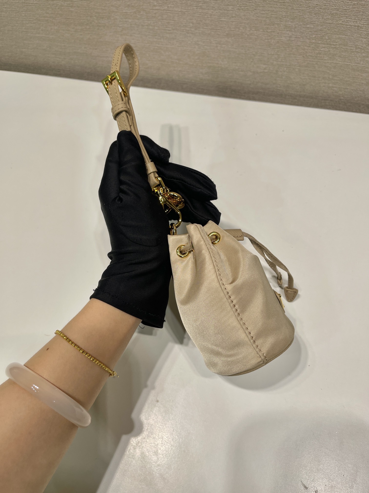 Pra*a 1tt202 re-nylon mini bag-8.5*10.5cm