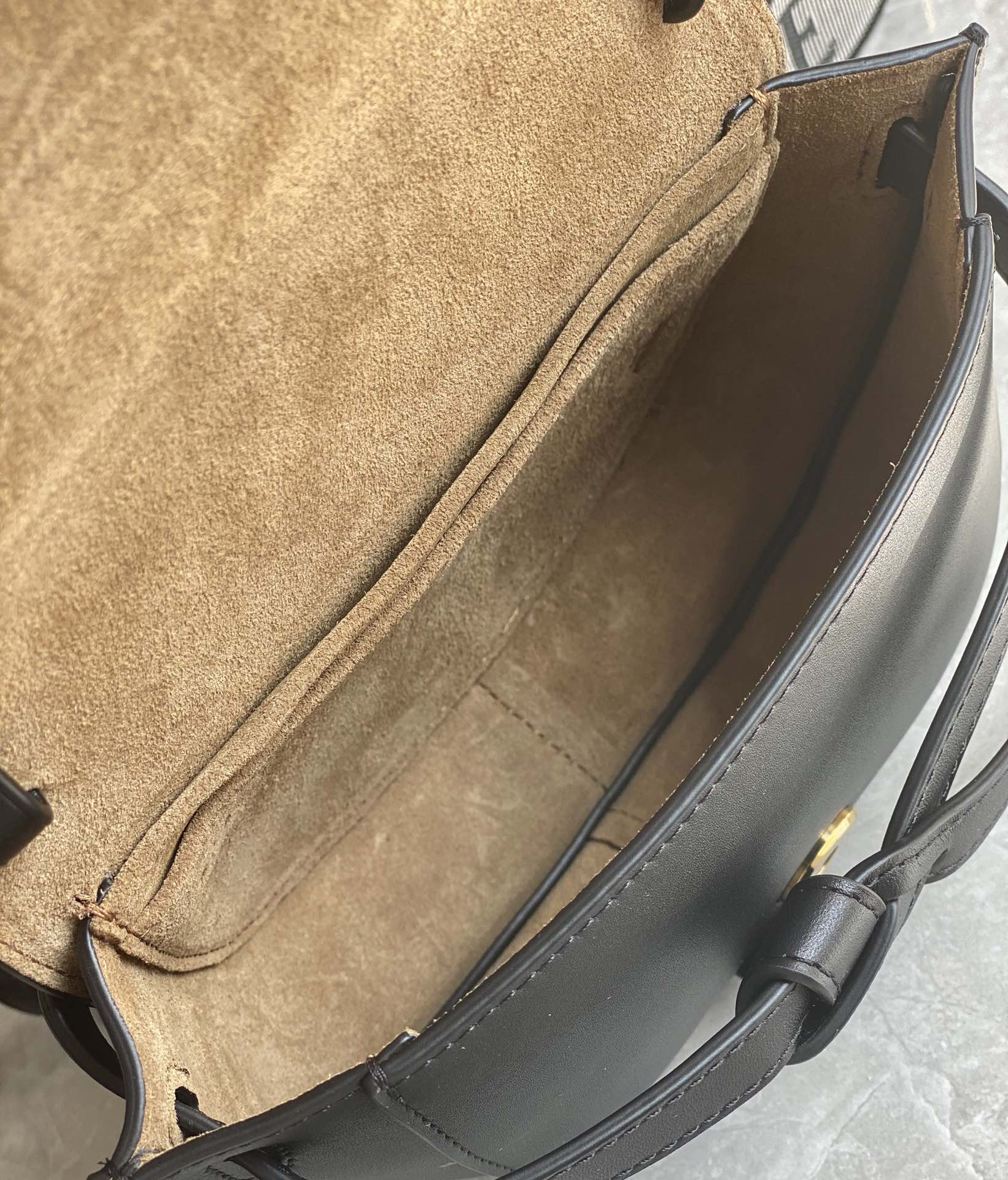 L0ew* mini puzzle gatedual bag-21*12.5*9cm