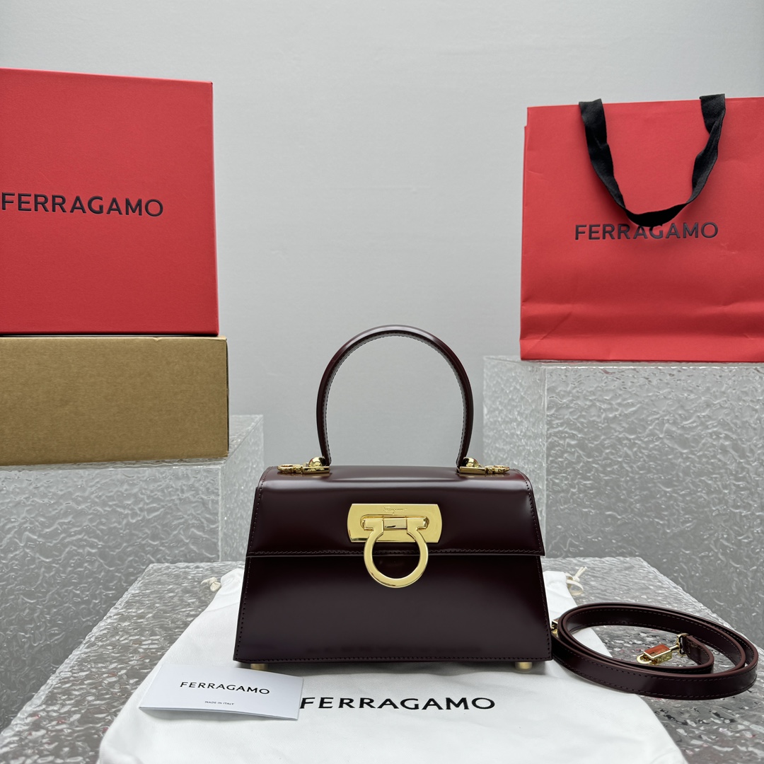 Ferragamo Top-handle Bag-21*13*8.5CM