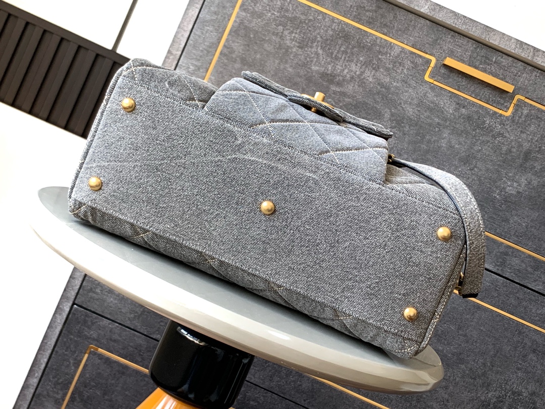 Ch@nel Maxi Bowling Bag-34x24x11CM