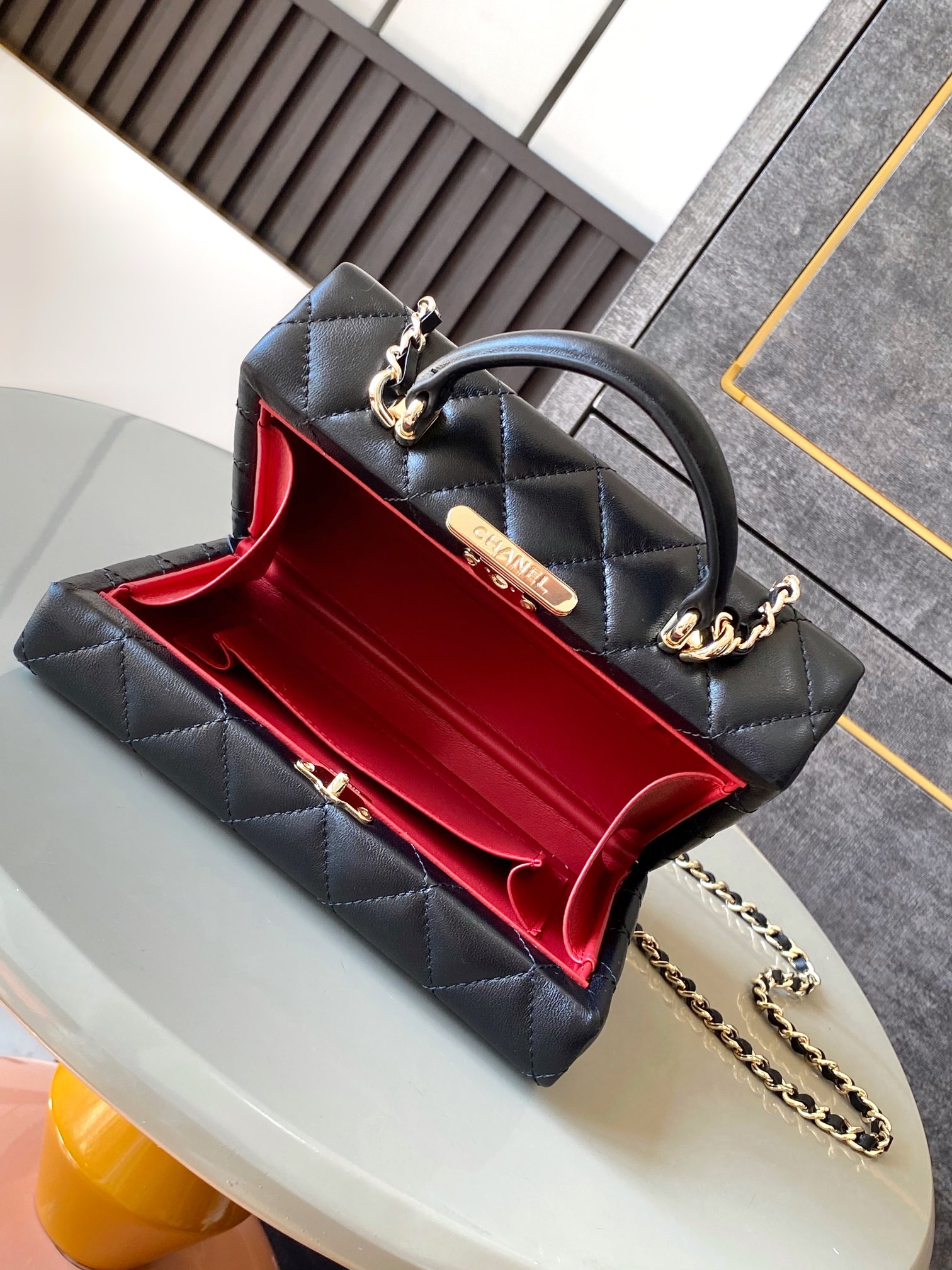 Ch@nel Cosmetic Bag-12.5 X 18 X 6.5CM