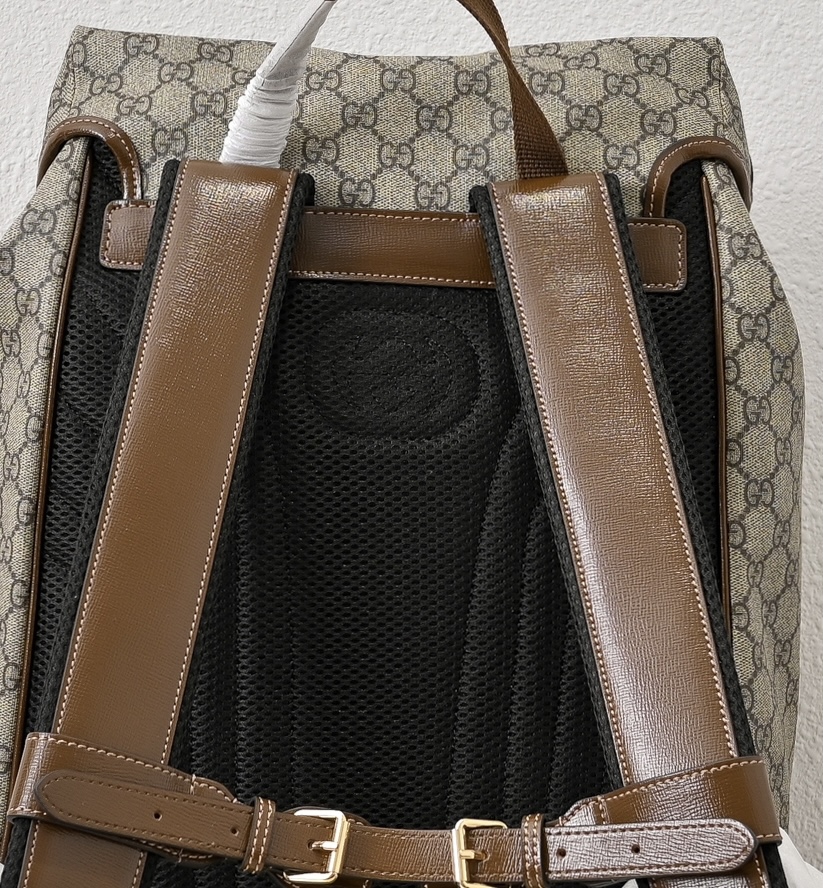 Gvc*1 backpack medium gg svp*me canvas beige/ebony-26*43*18cm