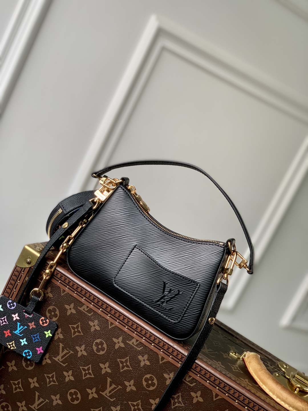 LV x TM Marellini Epi Leather - Women - Handbags-M13099-13.5 x 6.5 x 19CM