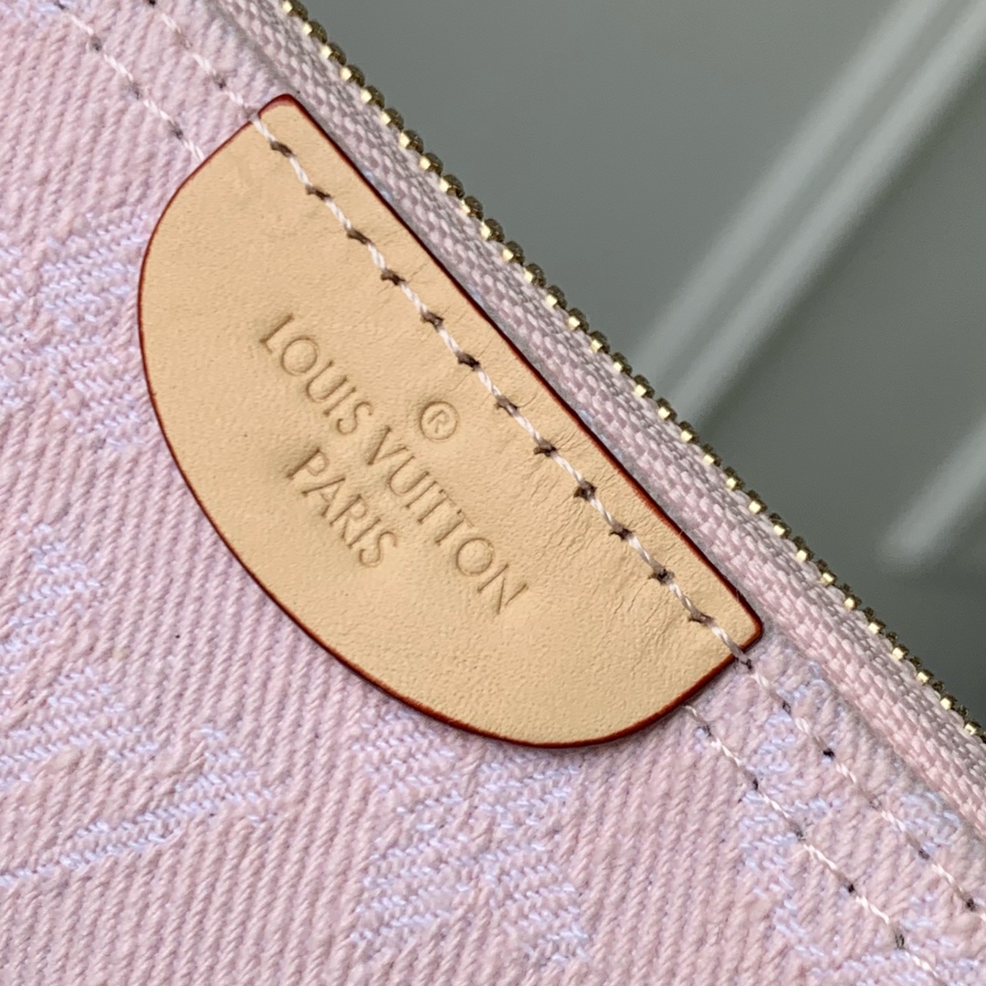 l0vis Vvtt0n monogram denimwallet - 12 x 7 x 1.5cm