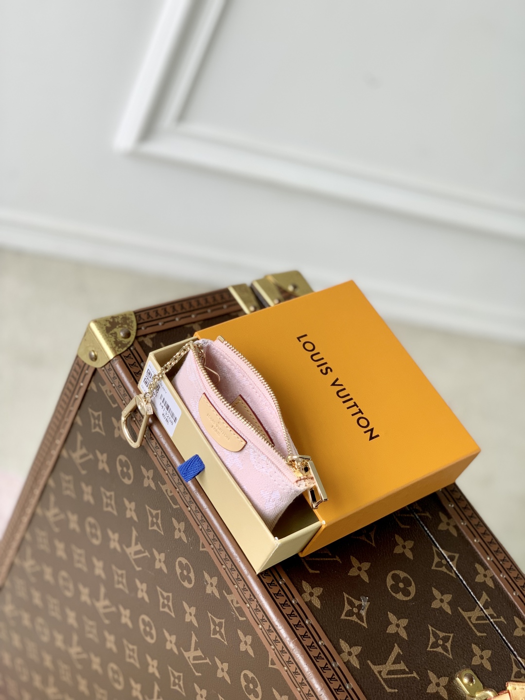 l0vis Vvtt0n monogram denimwallet - 12 x 7 x 1.5cm