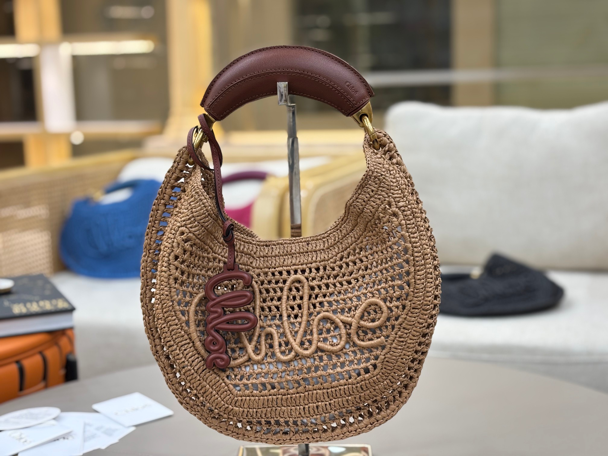 Ch10é 25s summer banana hobo bag-36*21.5*2cm
