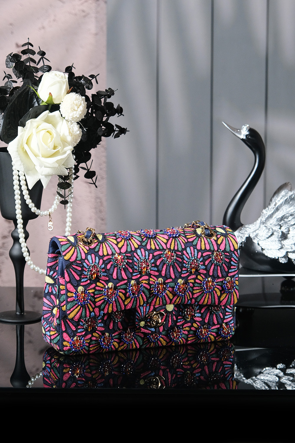 Ch@nel Flap Bag-15.5*25.5*6.5CM