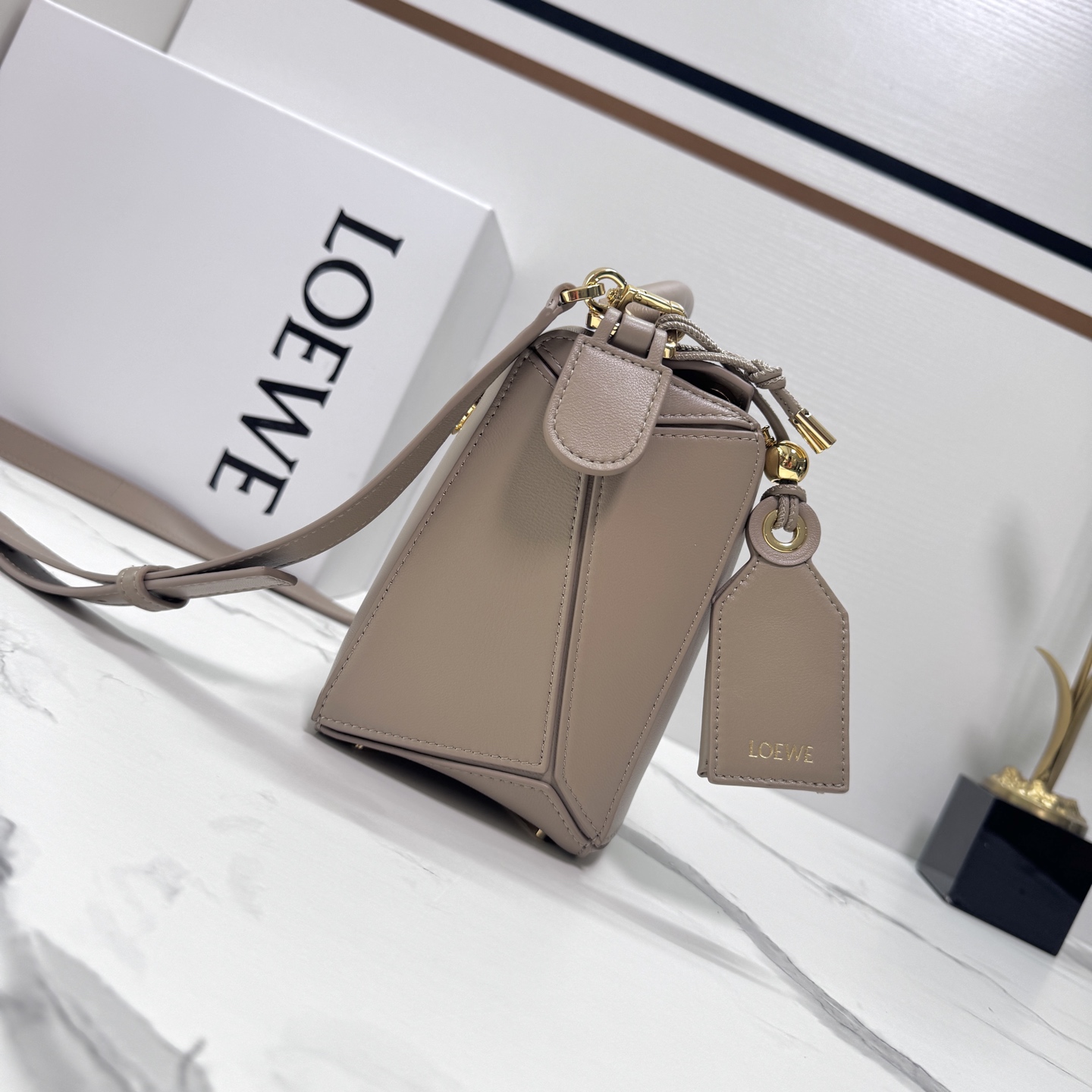 Lowee Puzzle Edge Bag-24*10.5*16.5CM