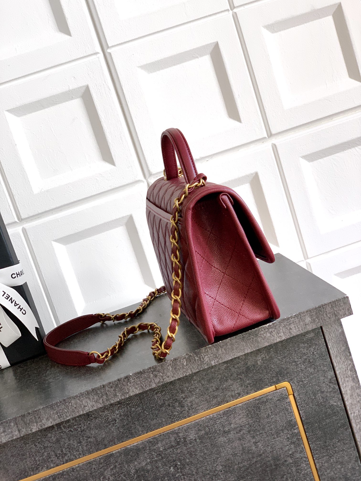 Ch@nel Flap Bag- 16.5×25× 8.5CM