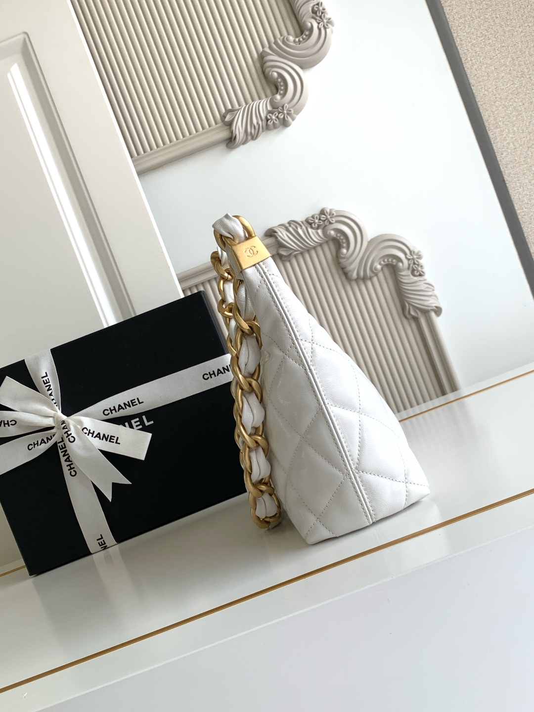 Ch@nel 2025SS Hobo Bag-22.5x19.5x8.5CM