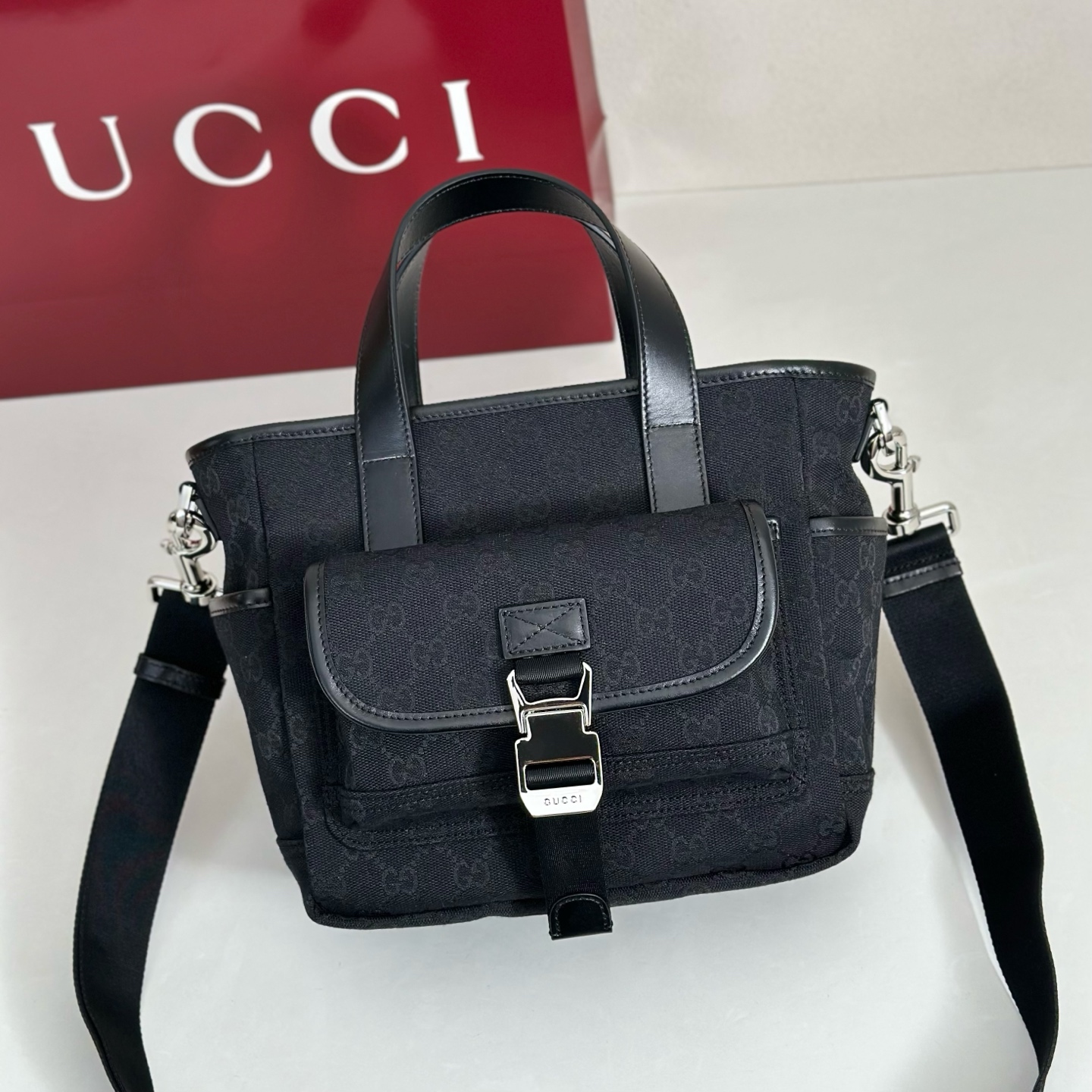 Guc*ci Gvc*1 Aviator Tote-23*21*11CM