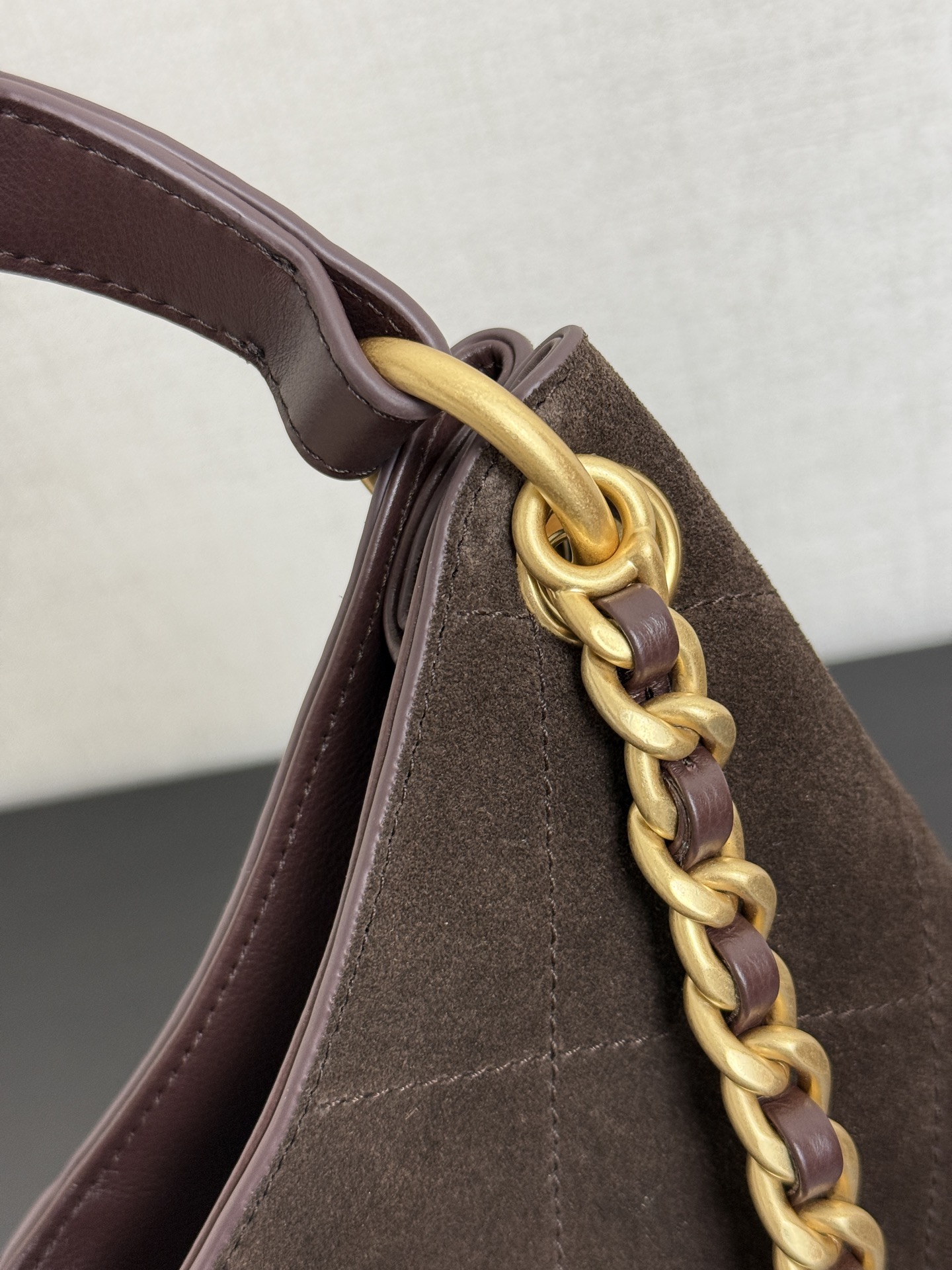 Ch@nel Hobo Handbag-32*20*9CM