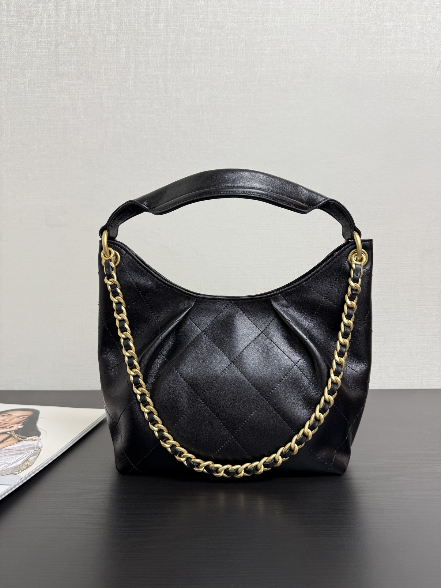 Ch@nel Hobo Handbag-32*20*9CM