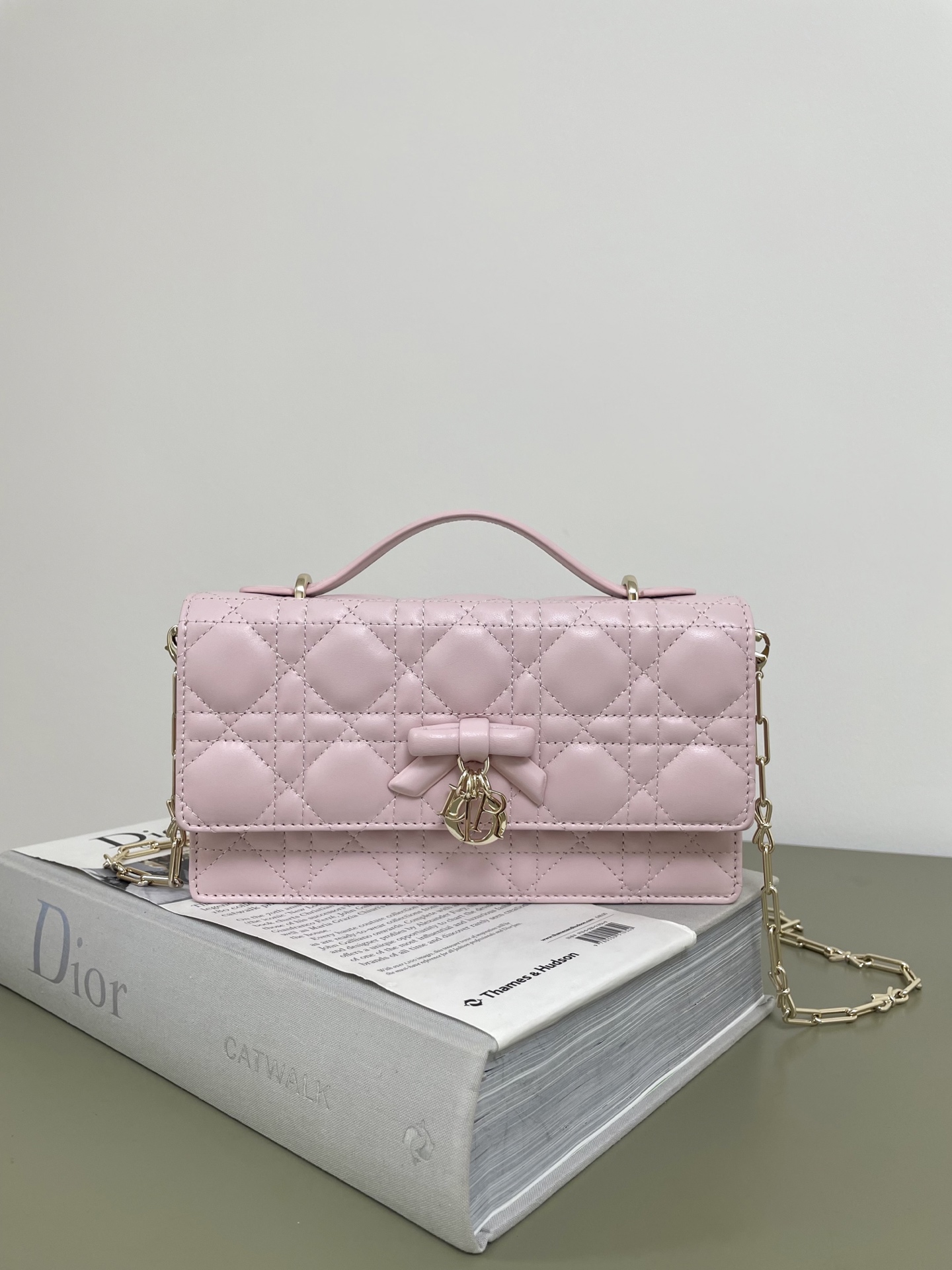 Diro My D10r Mini Bag Rouge Hermitage Cannage Lambskin-21*11.5*4.5CM