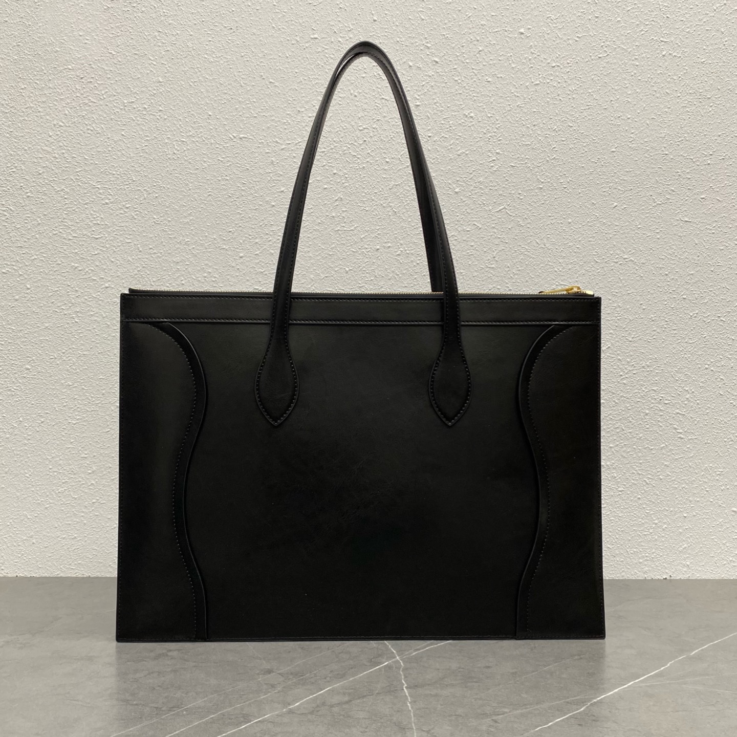 Celin* Flat Cabas New Luggage in Glossy Calfskin Bag-44.5x31.5x0.5CM