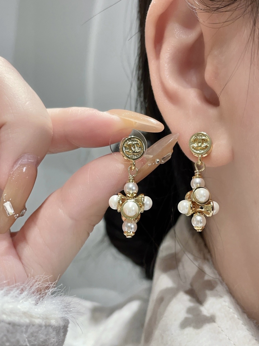Ch@nel Earring