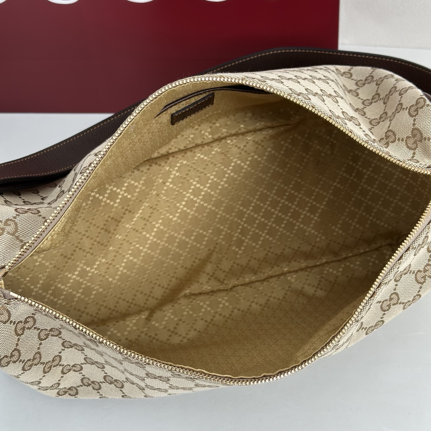 Gvc*1 Half Horsebit Medium Shoulder Bag-38*20*15CM
