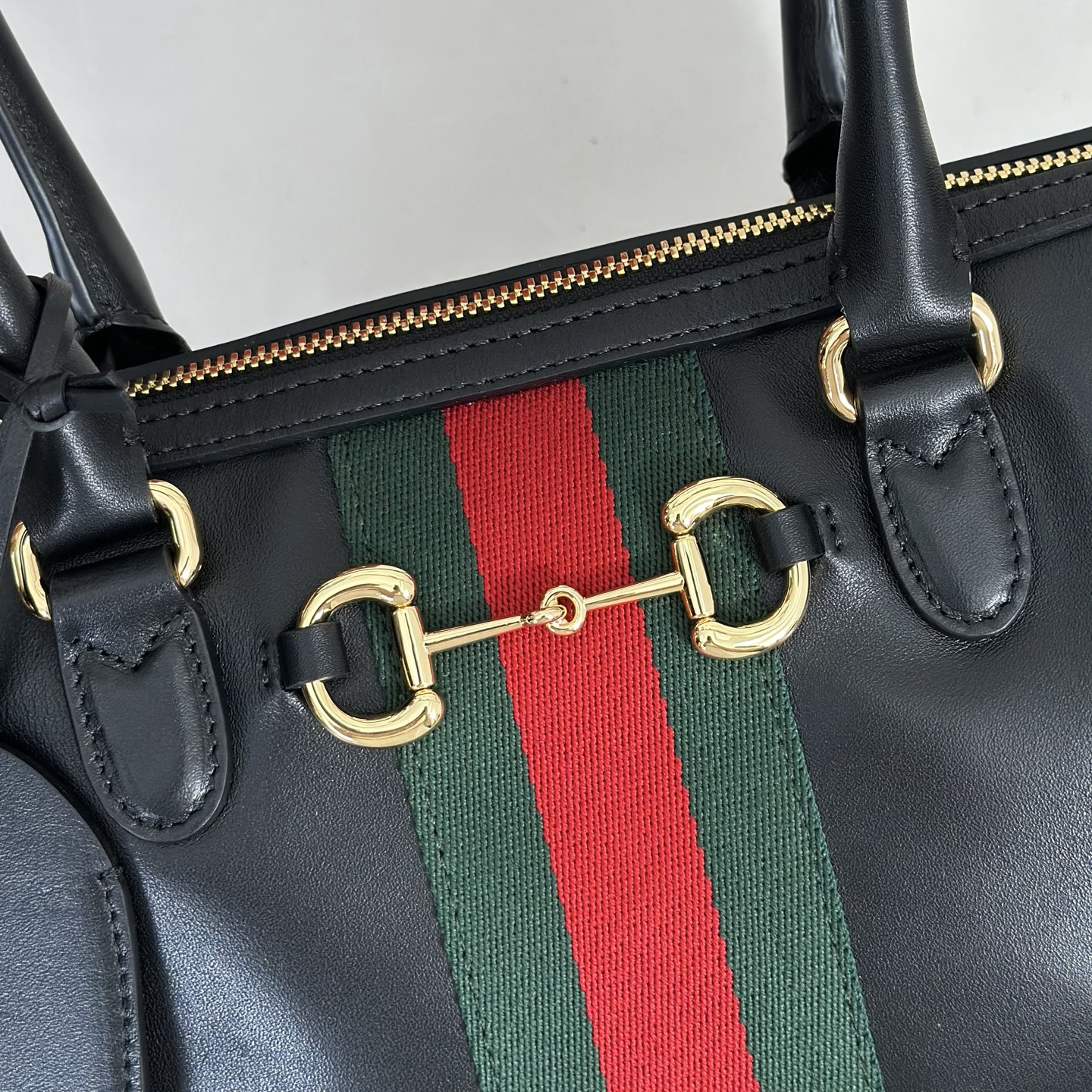 Gvc*1 Borsetto Medium Soston Bag In Black Leather-28*15*10CM