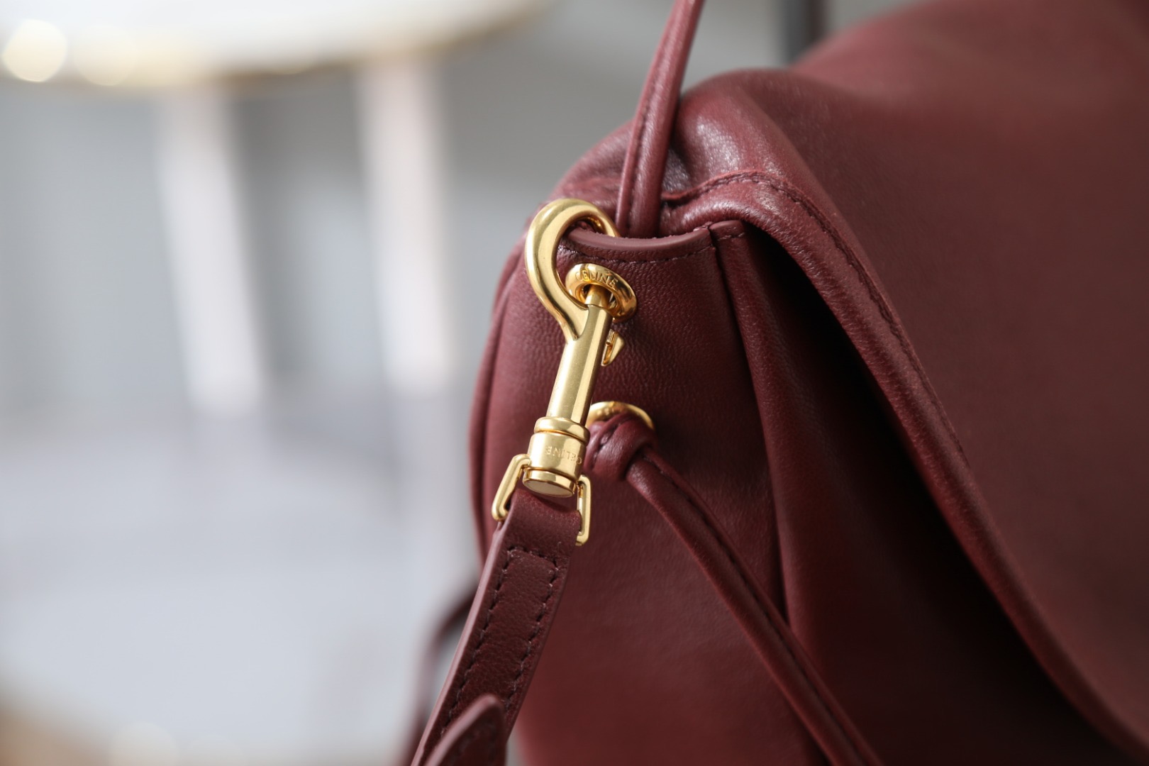 Cel*in Halfmoon Soft Triomphe Bag-46*19*10CM