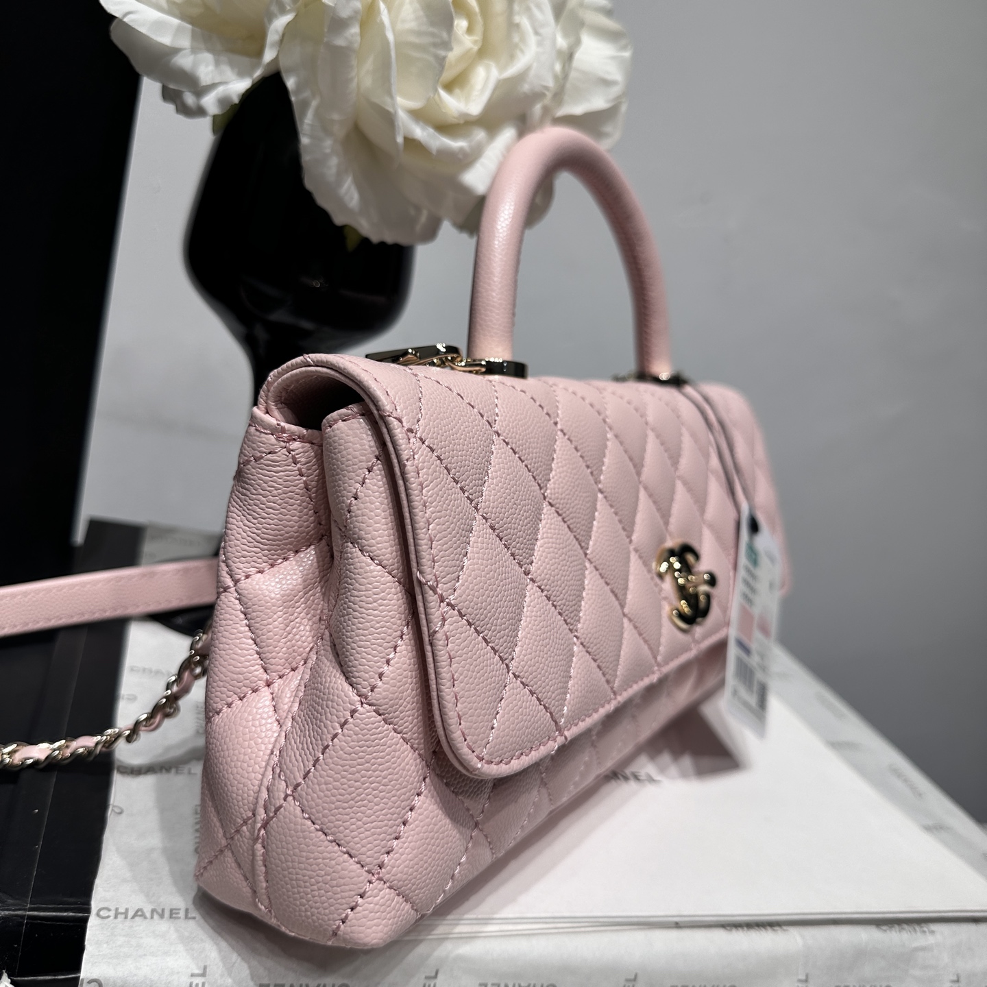Ch@nel Coco Handle Flap Bag-32CM