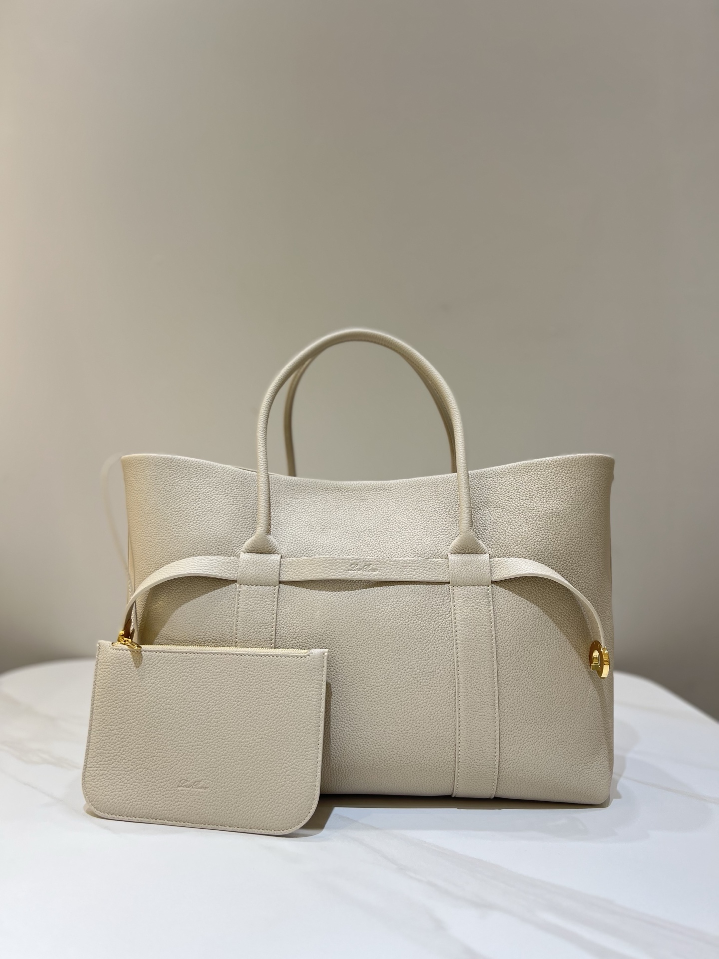 L0r0 P1ana Ghiera Shopper Bag-40*26*18CM