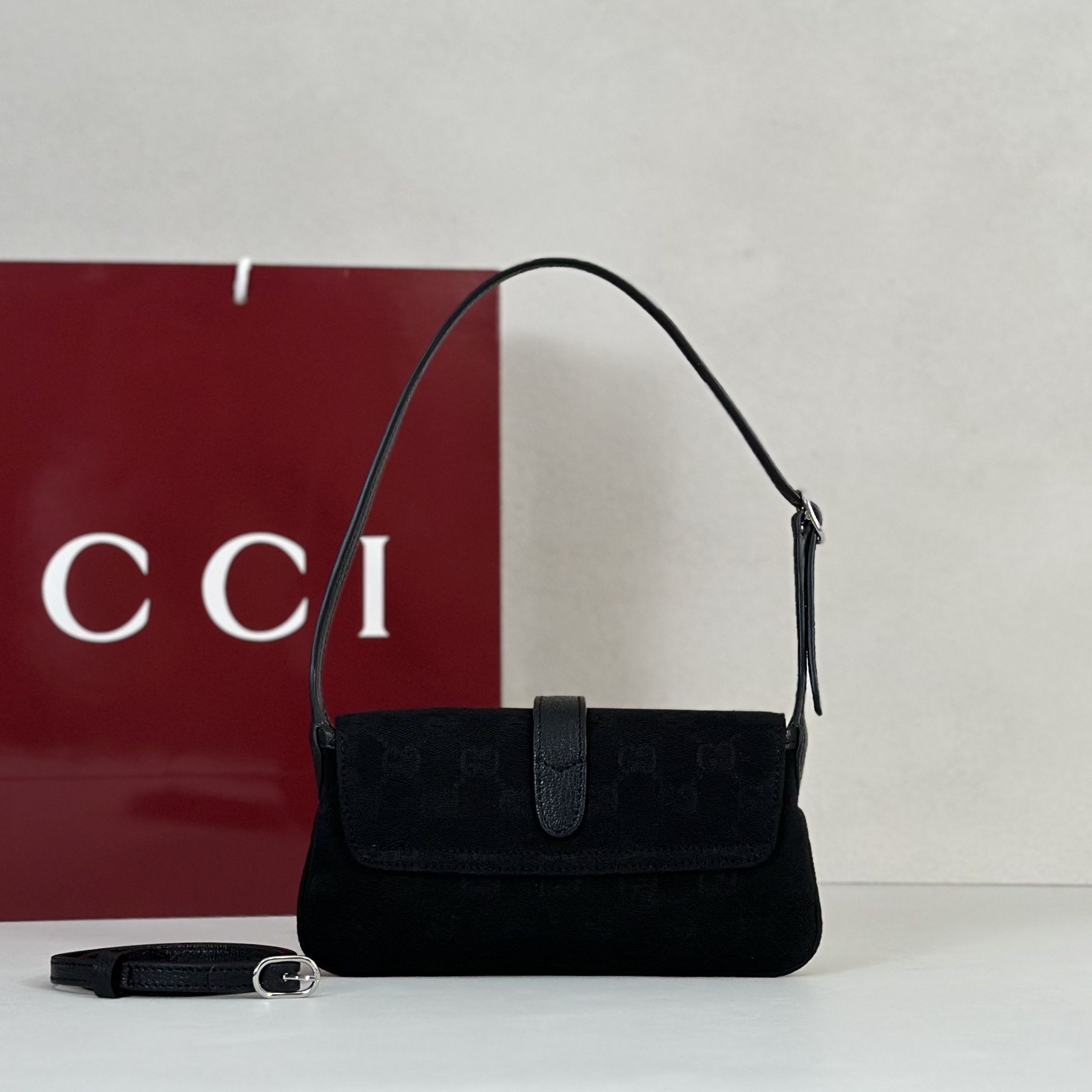 Guc*ci Jackie 1961 Small Sholder Bag-21.5*11.5*2CM