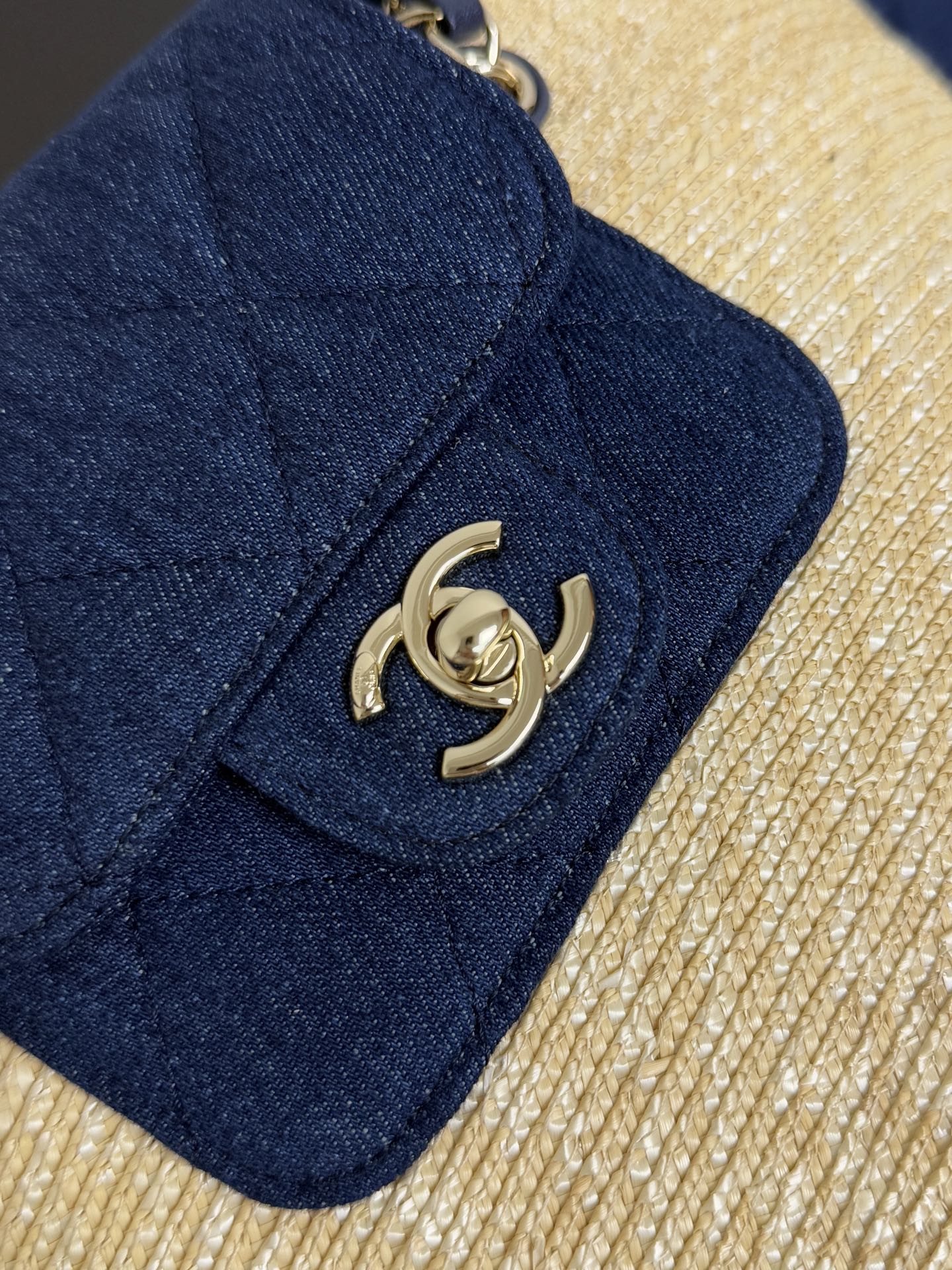 Ch@nel Small Shopping Tote Bag-34*17*12.5CM