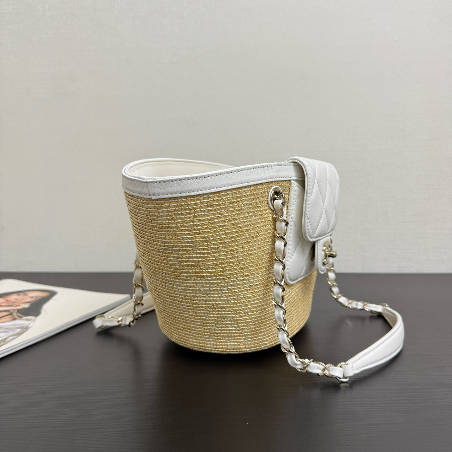 Ch@nel Small Shopping Tote Bag-34*17*12.5CM