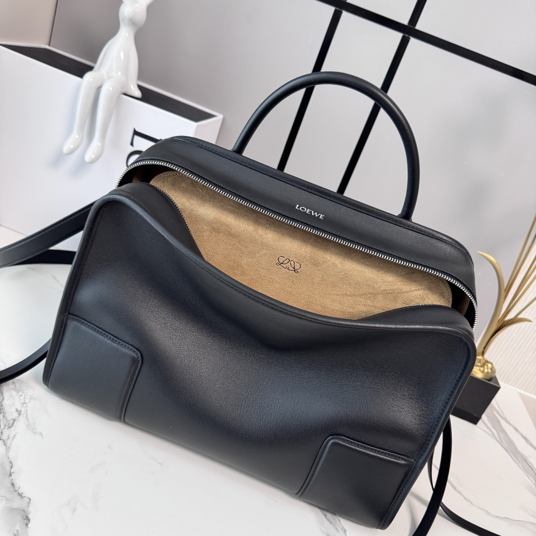 Amazona 180 Bag In Soft Calfskin Black-34.5*14*27CM