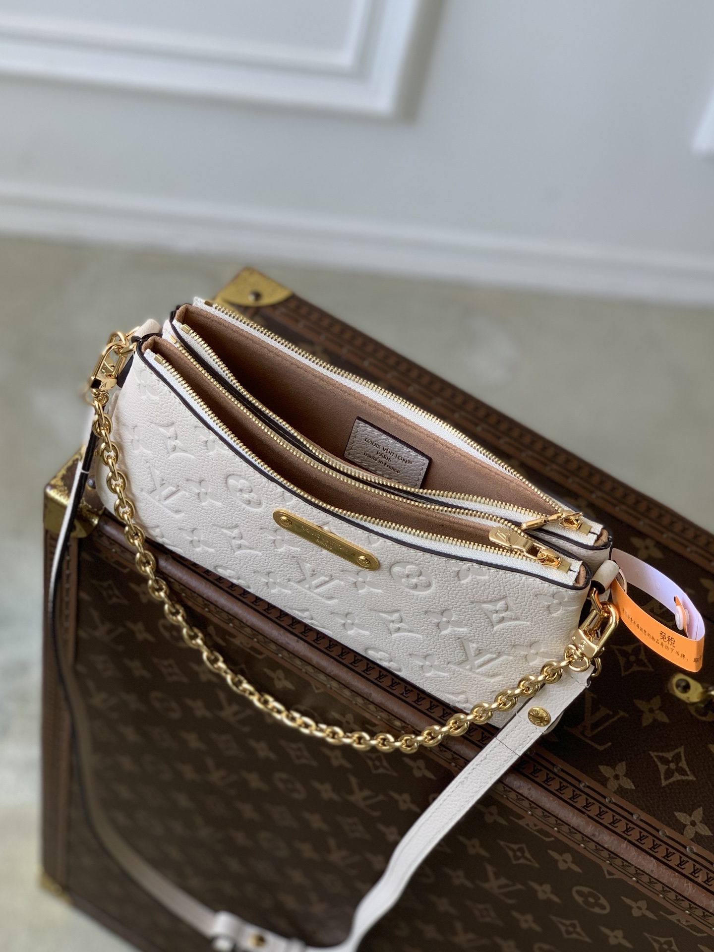 Loui*s Vvtt0n Pochette Liv Monogram Empreinte Leather-24.5*13*6.5CM