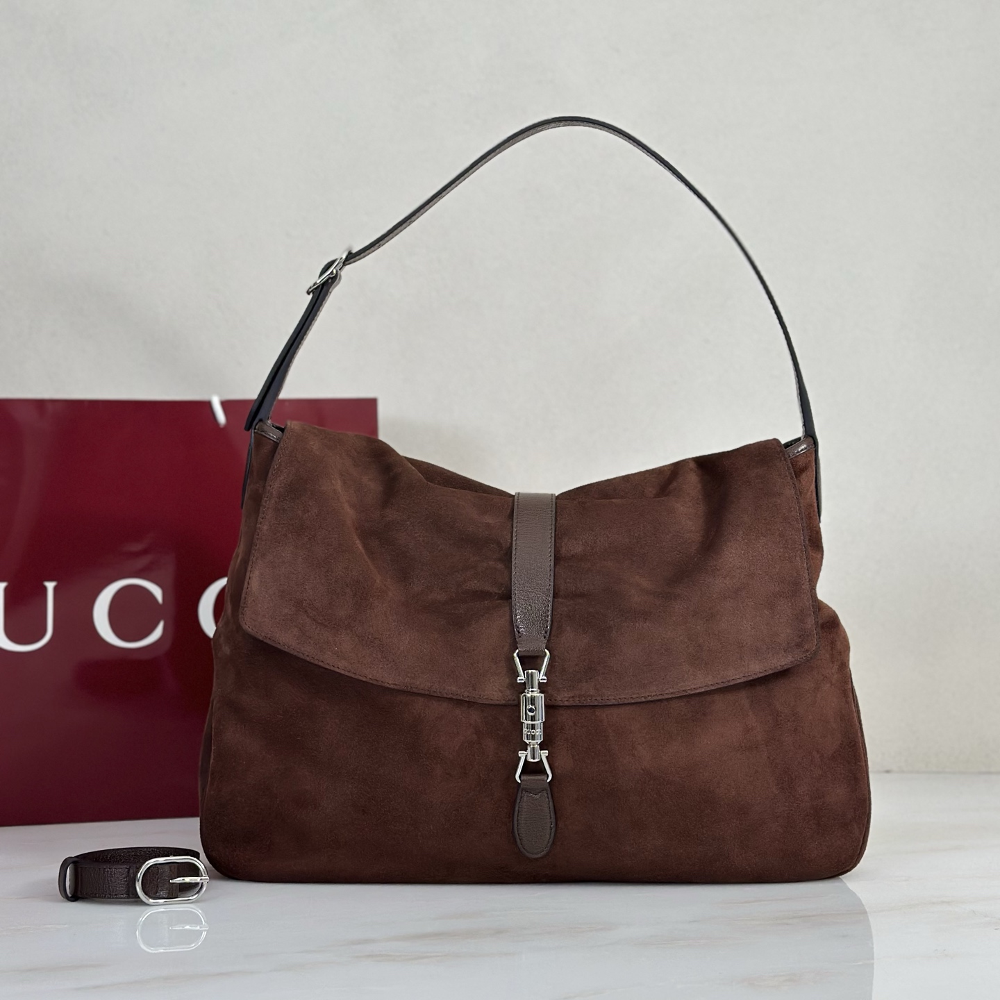 Gvc*1 Jackie Flap Large Crossbody Bag-43*29*5CM