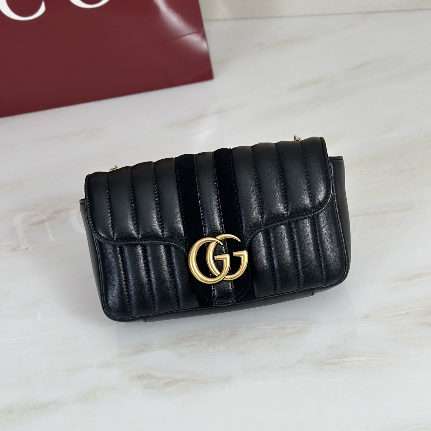 Gv*c* Jetset GG Marmont Medium Shoulder Bag -20.5*11.5*6CM