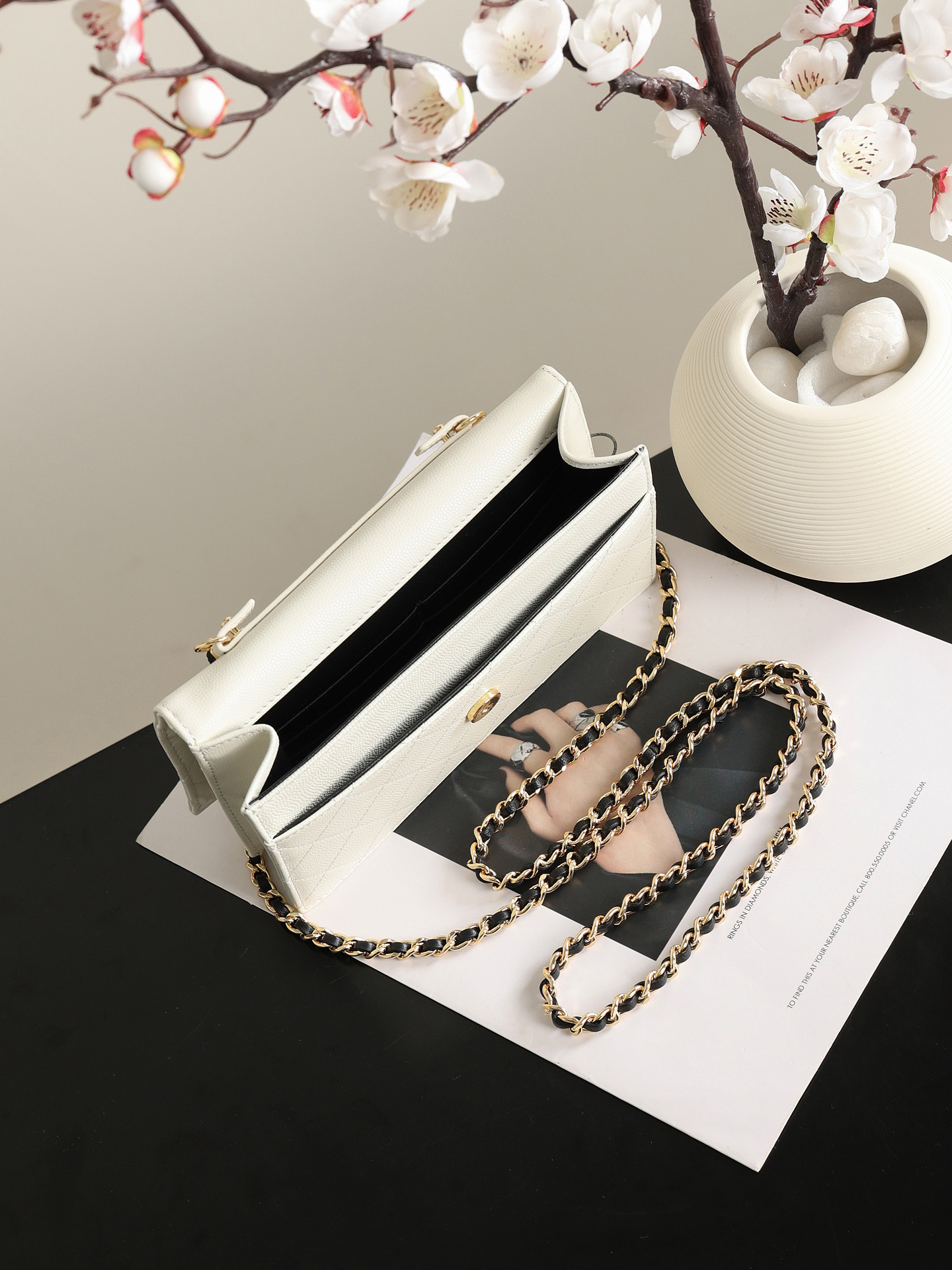 Ch@nel CC Wallet on Chain (WOC) Bag-12*19*4CM