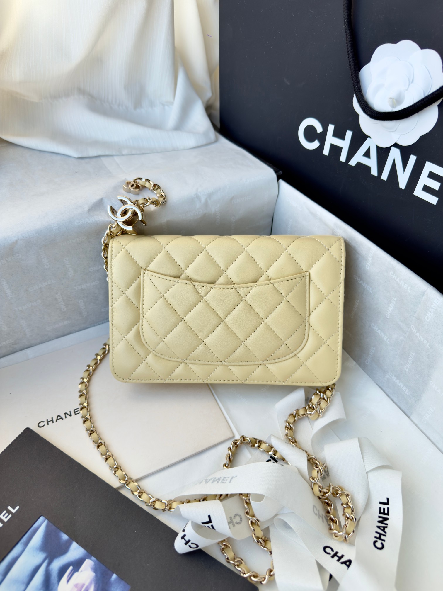 Ch@nel CC Wallet on Chain (WOC) Bag-19*12*3.5CM
