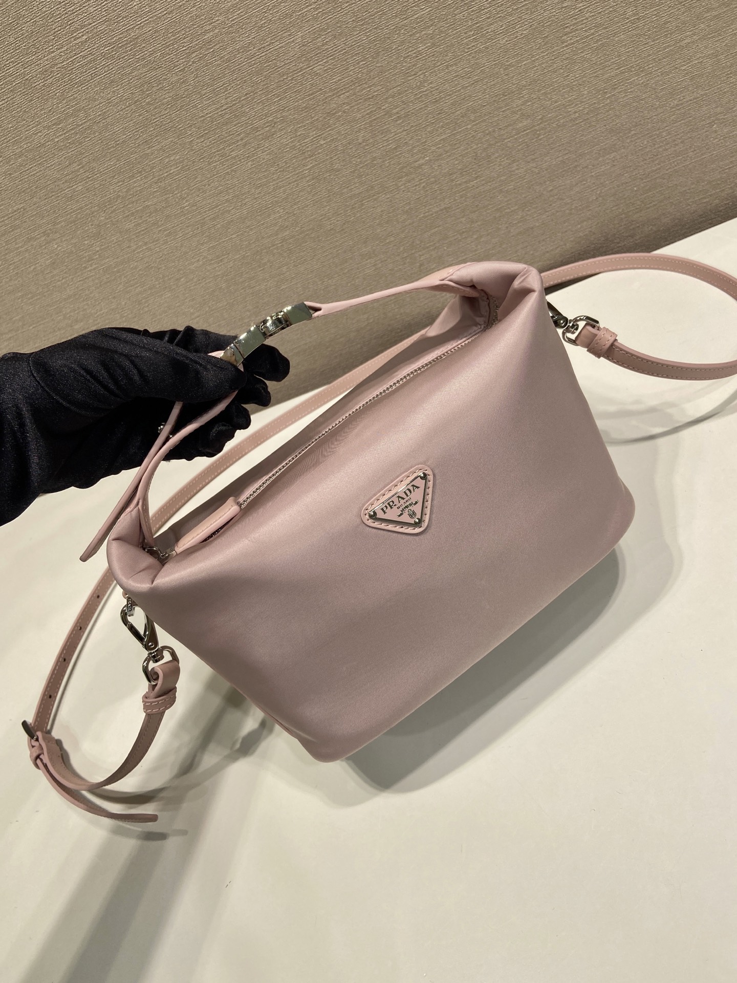 Pra*a Chérie Re-Nylon Mini Handbag-20*12*11CM