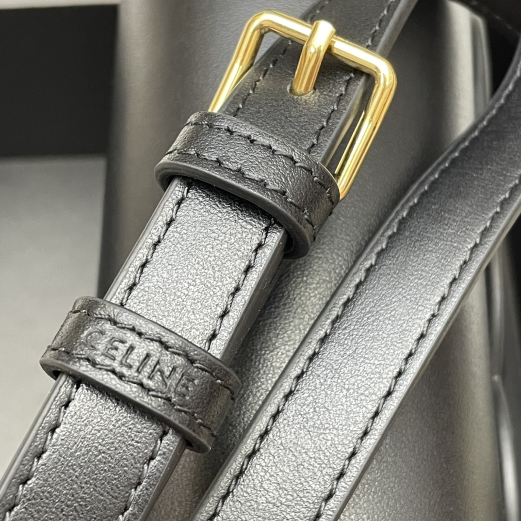 Ce**e folco cuir triomphe bag-18.5*15*7cm