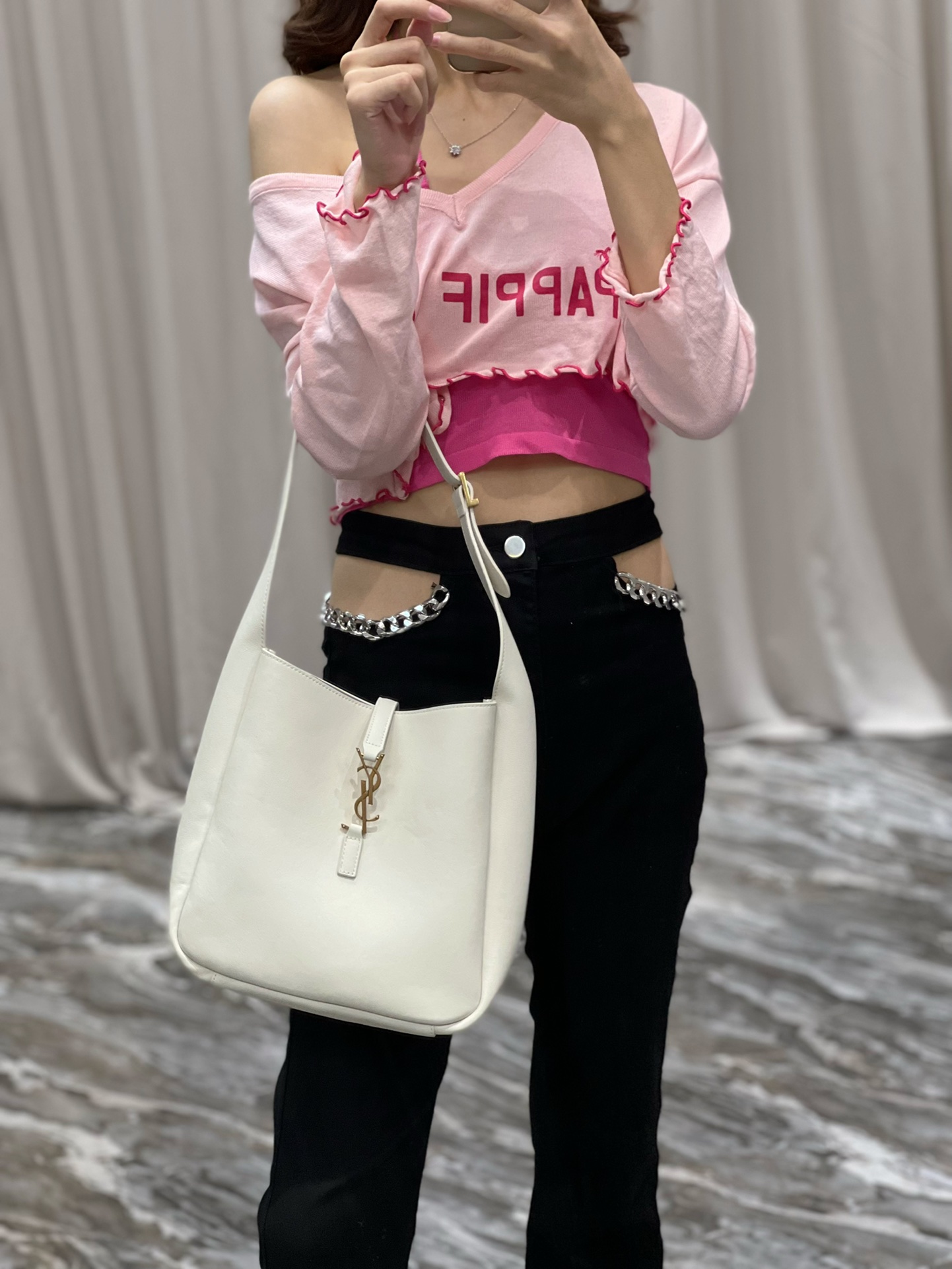 Y*L le5a7 vintage bag-25x14x10cm