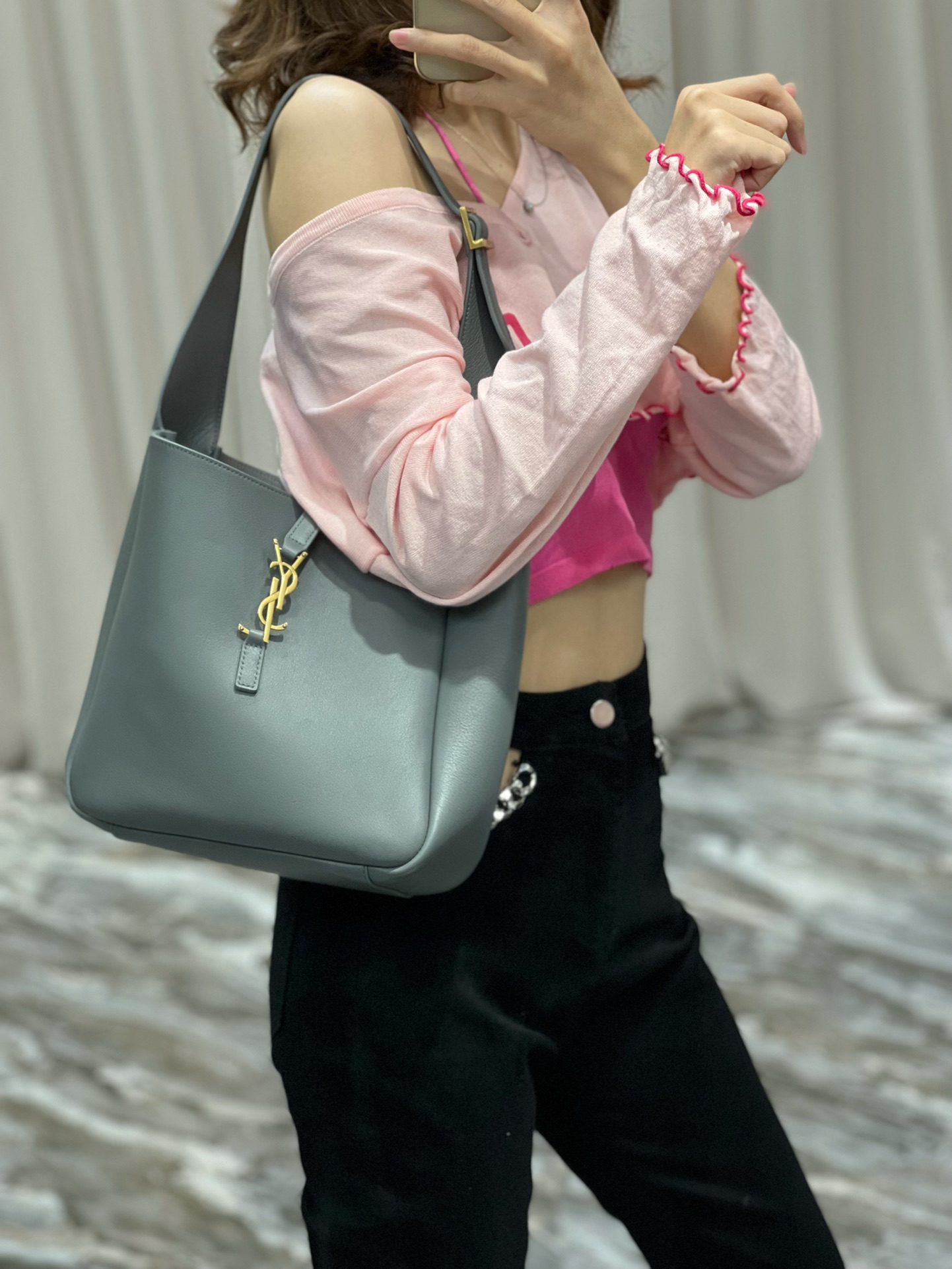 Y*L le5a7 vintage bag-25x14x10cm